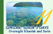 Similan, Surin 3 Days Overnight Khaolak and Surin