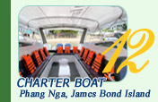 Charter Boat Phang Nga Bay + James Bond Island