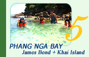 One Day Phang Nga Bay + James Bond Island + Khai Island