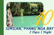 Similan + Phang Nga Bay 2 Days 1 Night