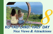 Ko Tao Land: Half Day Nice Views and Attracktions Onland