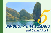 Bamboo Phi Phi and Camel Rock from Koh Yao