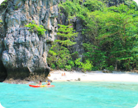 Bamboo Phi Phi and Camel Rock from Koh Yao